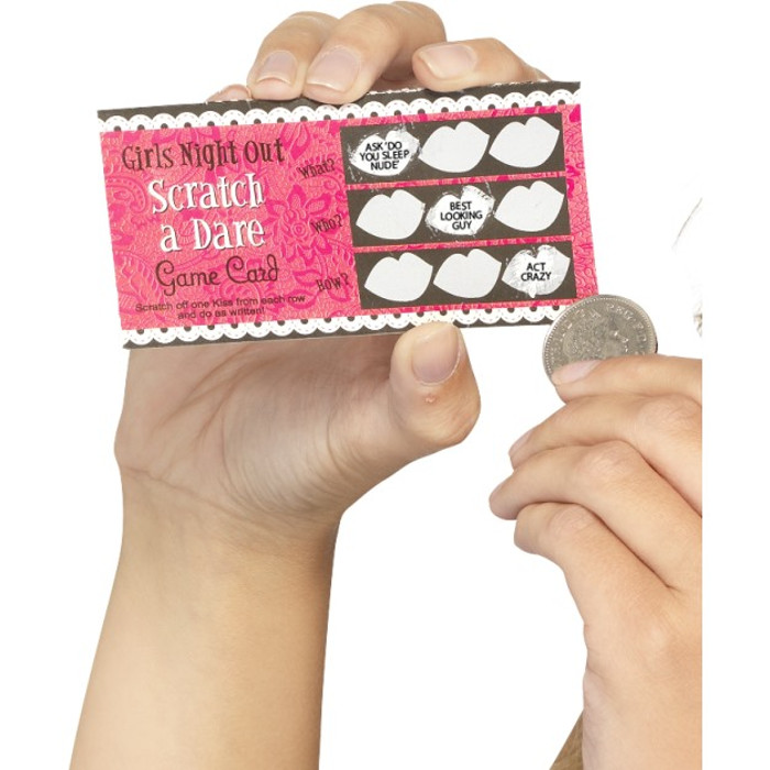 Hen party 'dare & scratch' game (six cards)