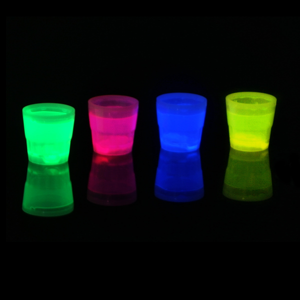 Glow Shot Glass assorted colours (1pc)