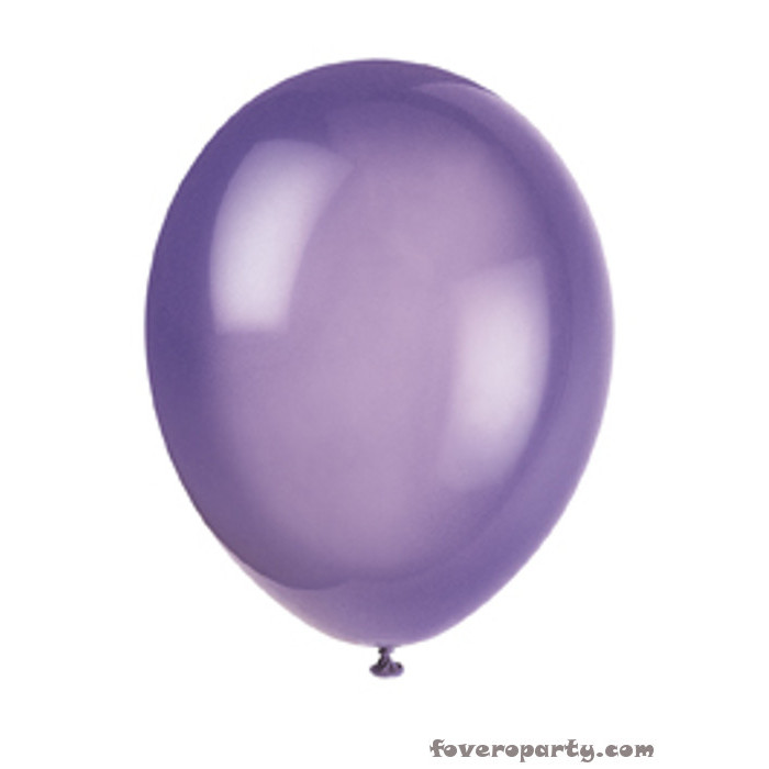 10 Balloons Dark Purple 30cm