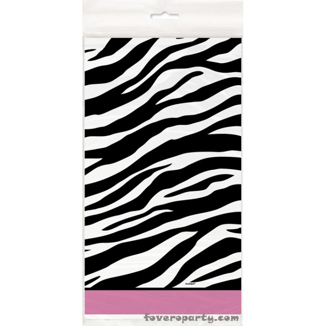 Plastic Tablecover Zebra