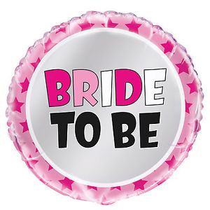 Foil Balloon Bride to be 45 cm
