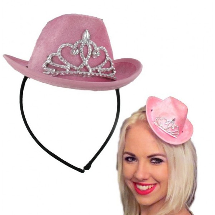 Mini Pink Cowboy Hat
