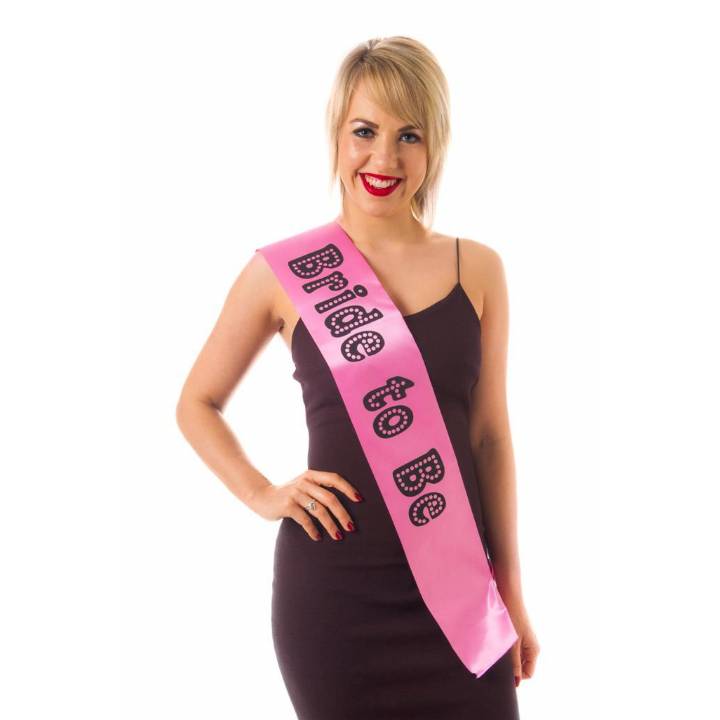 Bride To Be Sash Pink,